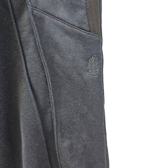 Free People Movement Fineline Wide Leg Track Pants, High-Rise, Black, Size Large - Picture 9 of 12